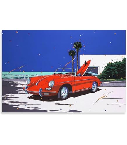 Amazon.co.jp: 額入りポスター アートポスター 鈴木英人 EIZIN