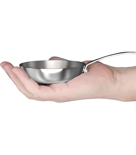 Amazon | Mauviel 9 cm M'Minis Copper Saucepan and Lid with Bronze