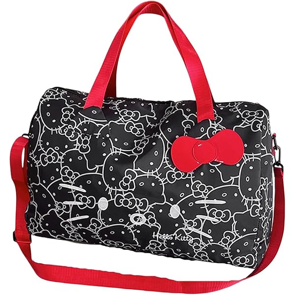 Amazon | ハローキティ ヒョウ柄 ボストンバッグ ジムバッグ スポーツ