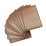 Merssavo 12本のはんだはDIYの5x7cmの回路板のためのプロトタイプの普遍的なPCBを完成しました