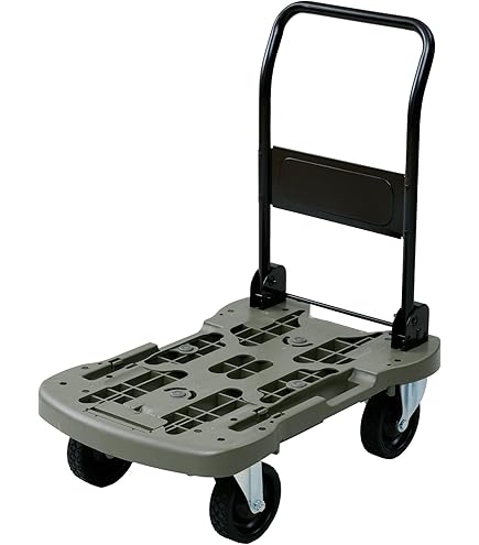 Amazon | TRUSCO(トラスコ) 樹脂台車 カルティオビッグオフロｰド 