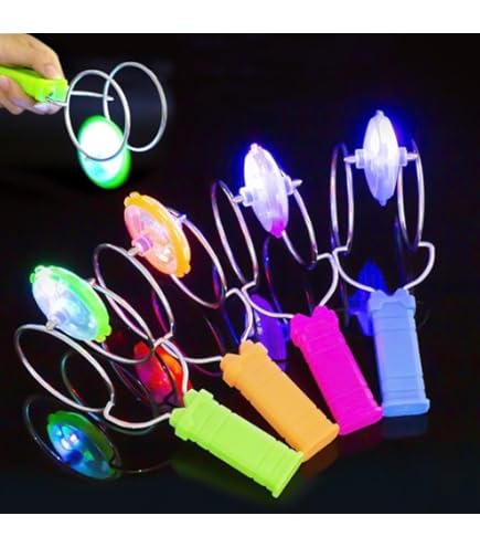 Amazon.co.jp: Homilius コマ UFO 10個セット 光る LED 光るおもちゃ