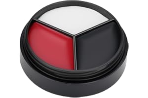 Sucodver フェイスペイント ボディペイント ドーラン 3色セット 絵の具 顔ペイント マタニティペイント 白塗り 黒 白 赤 安全 無毒 エコ コスプレ 仮装 ハロウィン クリスマス