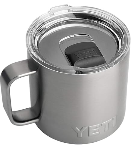 イエティ ランブラー14oz（414ml） マグ【B】シルバー イエティ ランブラー14oz（414ml） マグ【B】シルバー 大口径で