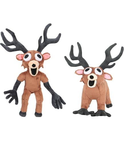 Amazon.co.jp: [Hushan] シカ ぬいぐるみ 非公式 森の99夜風 人形 38cm