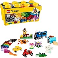 LEGO Classic Medium Creative Brick Box 10696 Building Toys for Creative Play; Kids Creative Kit (484 Pieces)