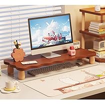 BT21 モニター台 CHIMMY 木目調 BT21 モニター台 CHIMMY 木目調