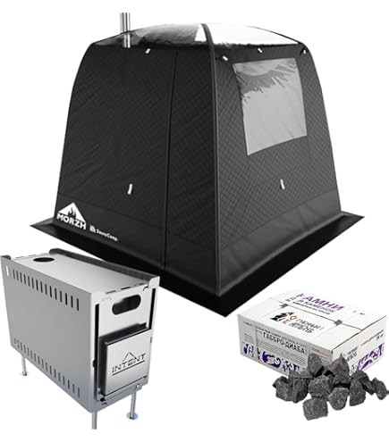 Amazon.co.jp: MORZH (モルジュ) テントサウナ サウナテント Black