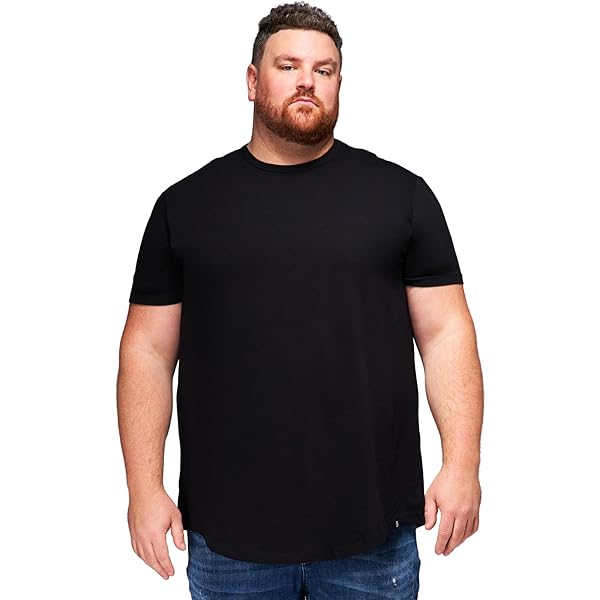 STRONGSIZE V-Neck T Shirts for Men – Big and Tall Mens Short