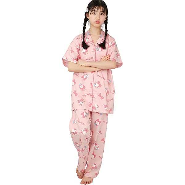 Amazon | [DFBFMO] ハローキティ パジャマ ルームウェア レディース
