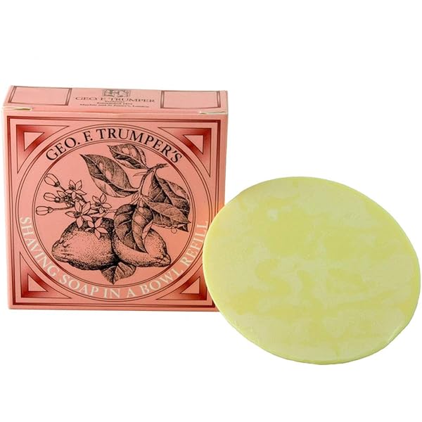 Amazon.co.jp: Geo F Trumper Almond Shaving Soap Refill (80 g