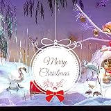 Merry Christmas Shop Window Clings取り外し可能なホーム装飾窓デカールホームクリスマスのウィンドウのステッカー16.4 X 32.8インチ