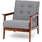 アイリスプラザ ソファ 1人掛け ファブリック グレー 幅約65cm H153-11GY