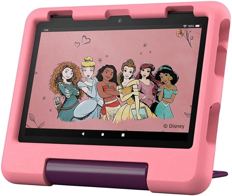 Amazon Fire HD 8 キッズモデル (8インチ) ディズニープリンセス / 3GB RAM 対象年齢3歳から | 数千点のキッズコンテンツが1年間使い放題