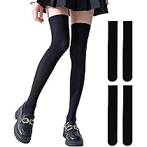 Amazon.co.jp: [VISELIA] ニーハイソックス 3足セット 美脚 レディース