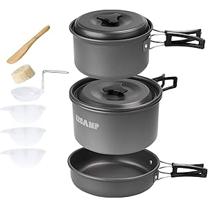 キャンプクッカーセット アウトドアクッカーEZCAMP登山用鍋