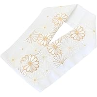 振袖用帯締め　刺繍半衿　振袖用重ね衿　レース帯揚げ　お花のお飾り　成人式 Amazon | [きもの屋 さらさ] 振袖用 レース 刺繍とラメ入り