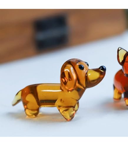 Amazon.co.jp: sansukjai ダックスフントミニチュア置物動物手