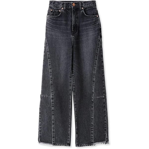 ※えむ♡さん専用　　FRAY I.D ワイドストレートデニムパンツ ブルー FRAY I.D（フレイアイディー）｜デニムパンツ一覧 - WEAR