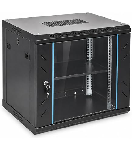 Amazon | ネットワークラック 15U サーバーラック ルーター収納棚