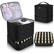 コスミーナ コスメ 収納 メイクボックス ネイルスタンド マニキュア ケース Amazon | Jinmoioy ネイルケース ネイル収納ボックス コスメボックス
