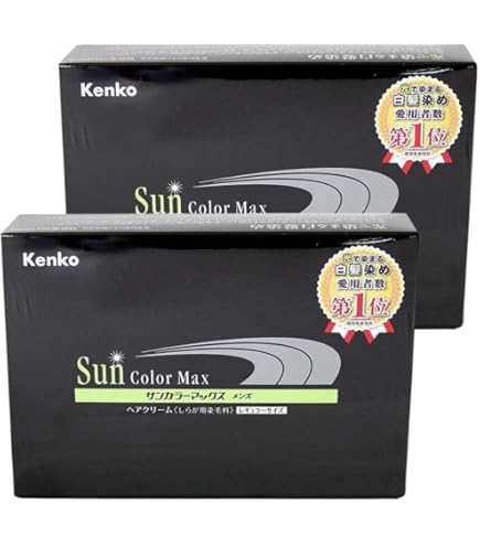 Amazon | サンカラーマックス ブラック(主に男性用)75gx3本 | 株式会社