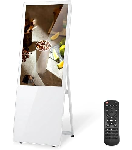 Amazon | 【弥生日和】デジタルサイネージ スタンド看板 A型 看板 32型