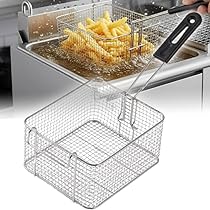 Amazon | iimono117 ポテトフライヤー 網かご (大) ステンレス製