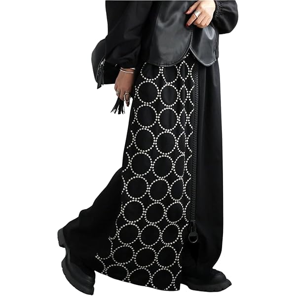 Amazon.co.jp: [antiqua] アンティカ テープデザイン スカート