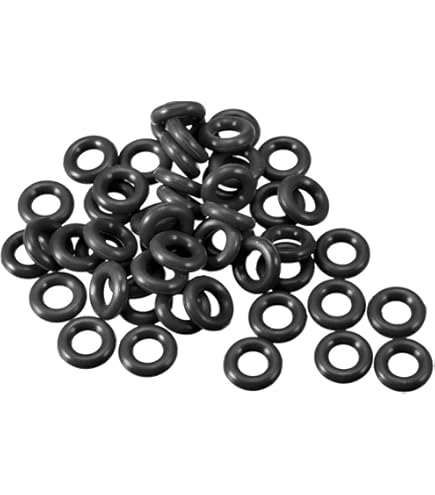 Amazon | Oリング オーリング ゴム製 交換用 (ブラック, 7mm x 4mm x