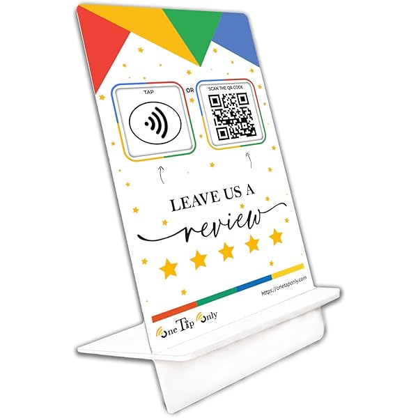 Review Us On Google QR Code Stickers Reusable Smart QR Code And NFC 2 Units Rectangular 4.72" X 3.15" Easy Reviews Modify Link Whenever You Want Google Decal For Business - View #13