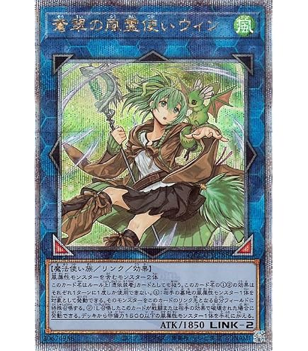 Amazon.co.jp: 遊戯王カード 蒼翠の風霊使い ウィン(シークレットレア