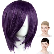 【むらさき(ウィッグ類三週間以内発送)】 Amazon.co.jp: CaseEden コスプレ ウィッグ フルウィッグ 耐熱