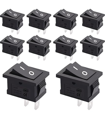 Interrupteur à Bouton-Poussoir DPST FA4-10/2D - Verrouillage, AC 110V 20A - Pour Outils Électriques