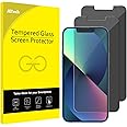 JEDirect Privacy Film for iPhone 13 / iPhone 13 Pro (6.1 Inch Only), Tempered Glass Protective Film, Anti-Peeping, Set of 2