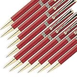 Americanスリムスタイルブラックストリップクリップペン10個パック