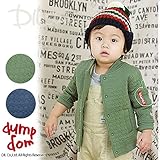 ニットキルトミリタリージャケット/dumpdom(ダンプドム)秋 ベビー 赤ちゃん 男の子 95 カーキ