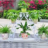 アイロンフラワーフレームフロアタイプフラワーポットフレームバルコニー付きマルチ屋内・屋外リビングコンチネンタル近代 ( 色 : #2 )