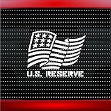 米国Reserve Military車ステッカートラックウィンドウビニールデカール ブルー USReserveBabyBlue