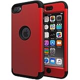 Apple iPod Touch 7/ 6/ 5 シリコンケース アップル アイポッド タッチ カバー ソフト シンプル 擦り傷防止 軽量 薄型 防衝撃 iPod Touch 7 iPod Touch 6 iPod Touch 5 保護カバー（レッド