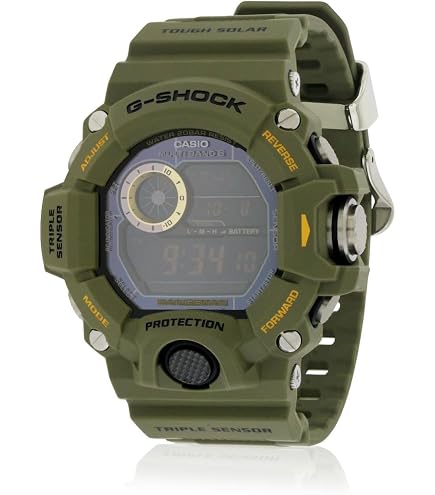 Casio Men's GW-9400-1CR Master of G Stainless Steel Solar Watch