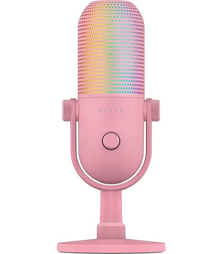 Razer Seiren V3 Chroma RGB USB Microphone: Stream & Game Reactive