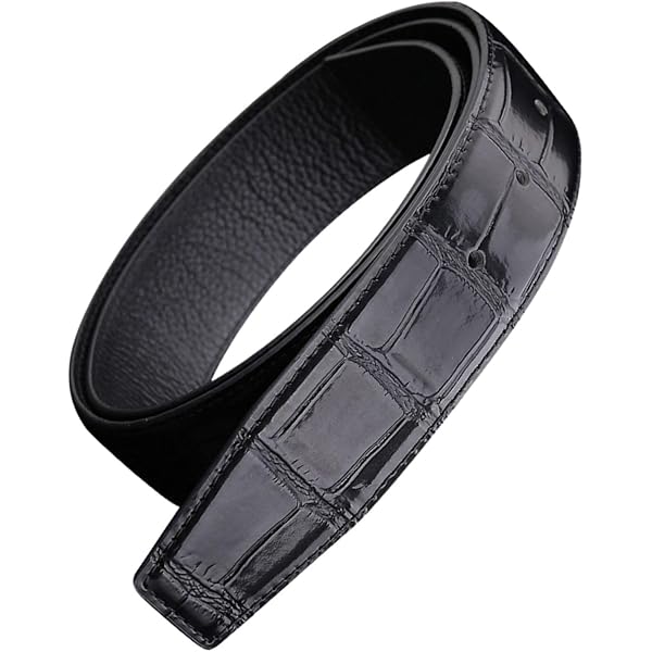 Amazon | [ハッピーパッチ] バックルなし 牛革 ベルト レザー