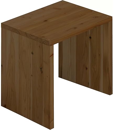 Amazon｜WOODPRO コの字 シェルフ 幅50cm 高さ33cm 奥行20cm ナッツ色