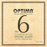 ｵﾌﾟﾃｨﾏ（OPTIMA）ｷﾞﾀｰ弦 No6.SCMT ｽﾍﾟｼｬﾙｼﾙﾊﾞｰ･ﾅﾁｭﾗﾙｶｰﾎﾞﾝ･ﾐﾃﾞｨｱﾑ ｾｯﾄ