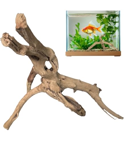 Amazon | 60cm水槽用 流木2本セット（黒色）【AQUASHOP wasabi  