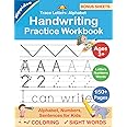 Amazon | Trace Letters: Alphabet Handwriting Practice workbook for kids ...