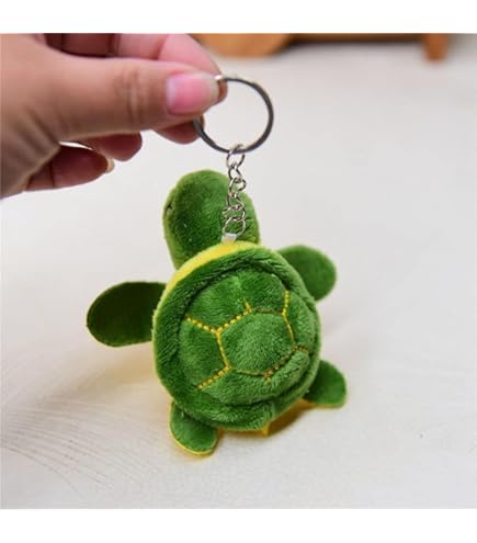 Amazon.co.jp: グリーンタートルぬいぐるみキーホルダー ミニウミガメ