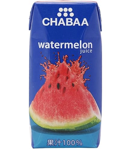 Amazon.co.jp: CHABAA100% ジュース ウォーターメロン ×36本 パック