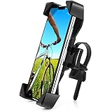 自転車 スマホ ホルダー ワンタッチ固定式ロードバイク スマホホルダー-DODOLIVE 最新版,360度回転自転車 携帯 ホルダー GPSナビ 落下防止 強力固定 iPhone X XS 8 7 6 6S Plus Samsung Sony LG